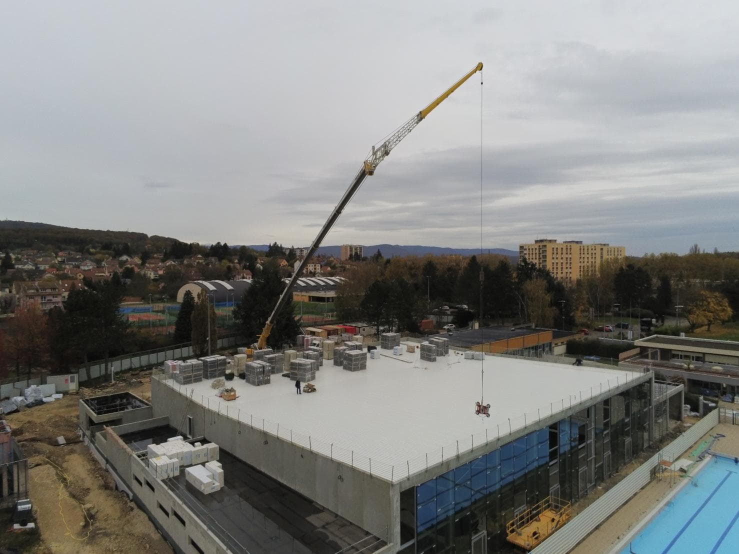 Piscine municipale de Belfort — chantier 2019